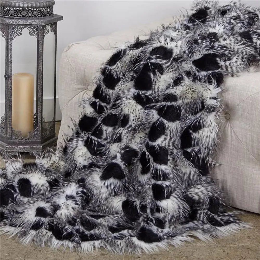 Bedding black white 96"
