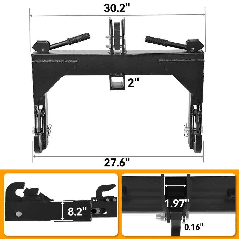 Trailer 3000 lb 2" adjustable