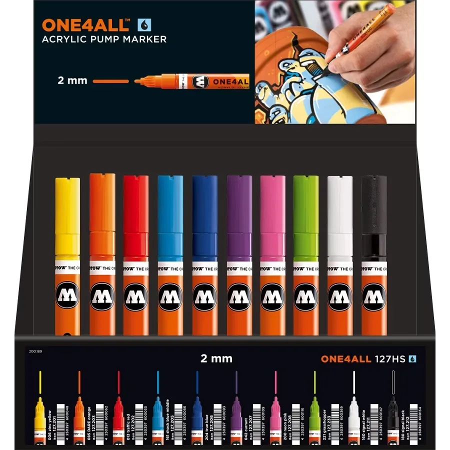 Markers & Highlighters 2mm yellow orange