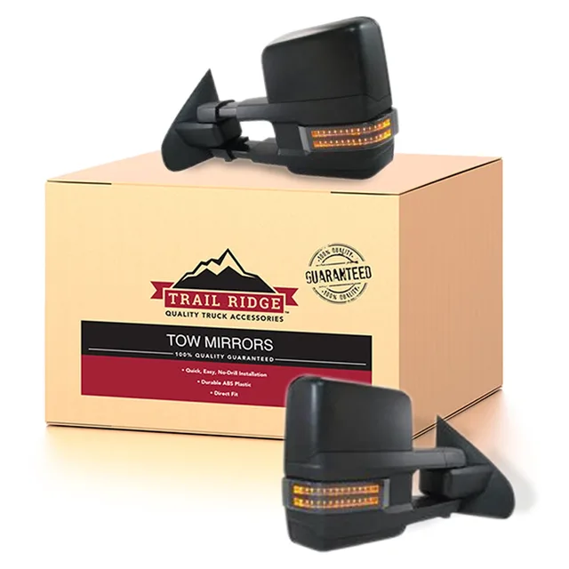 Tow Mirror folding telescoping led