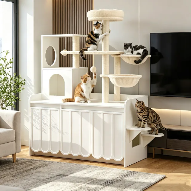 Litter Box 50.6" white