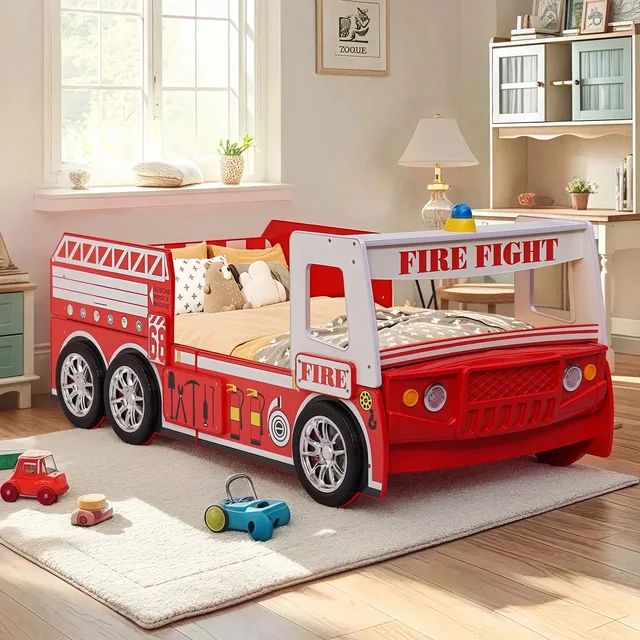 Bed led red 83.85"
