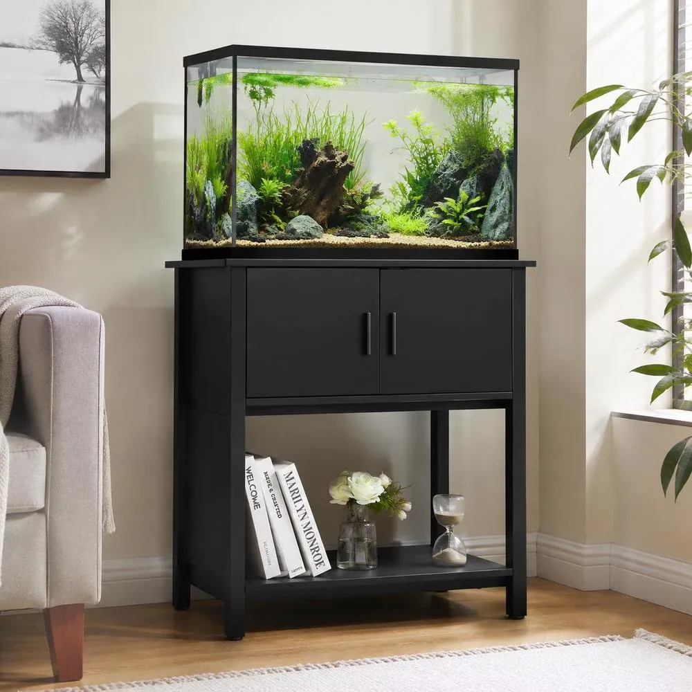 Aquarium Stand 40 gallon 335 lbs black