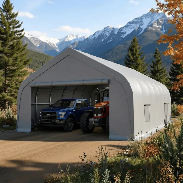 Carport 30 ft portable waterproof