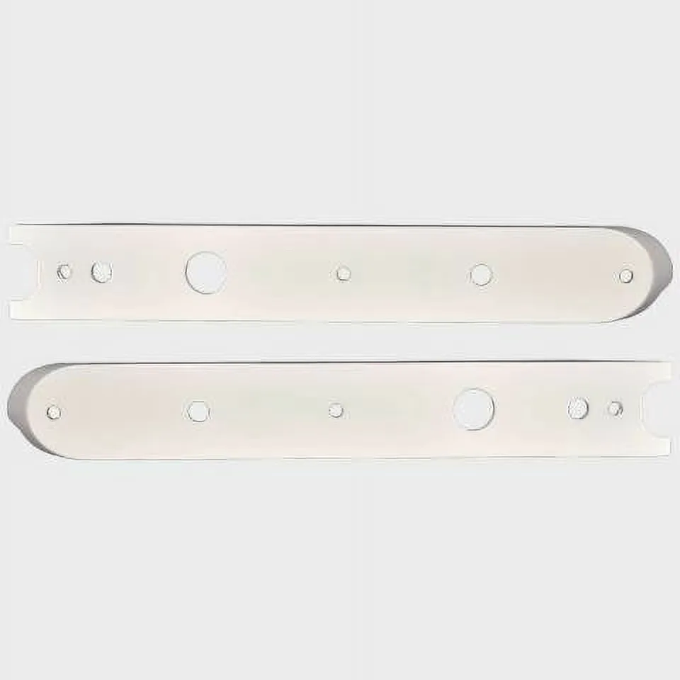 Motors & Fluids white 16" 4"