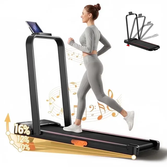Treadmill 300 lbs led black