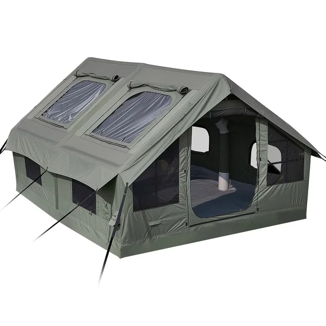 Camping Tent 5-8 people green 86.61 in