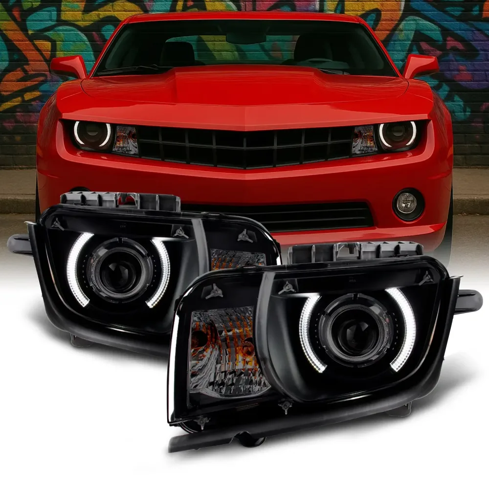 Projector Headlights black led