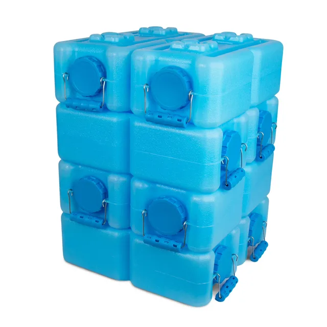 Storage 3.5 gallon 8 pack blue