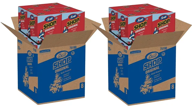 Towel 2 pack blue