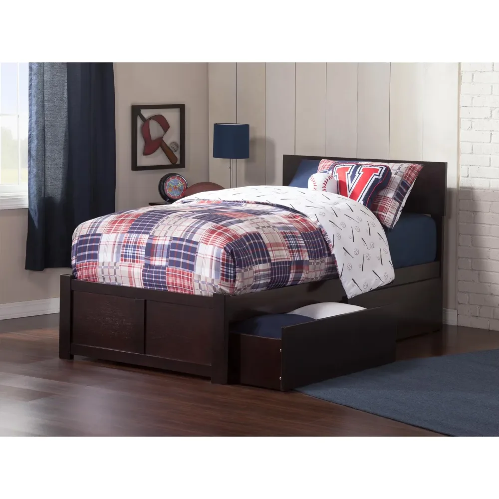 Platform Bed 600lbs 128 lb brown