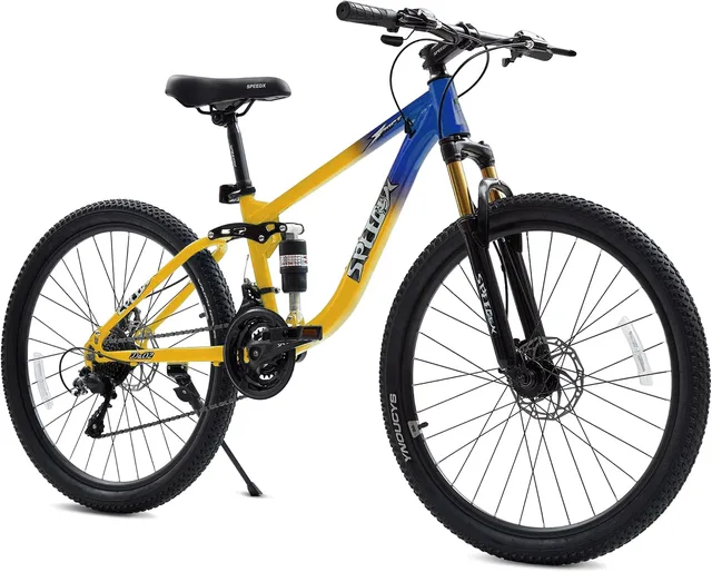 Mountain Bike 24" blue yellow