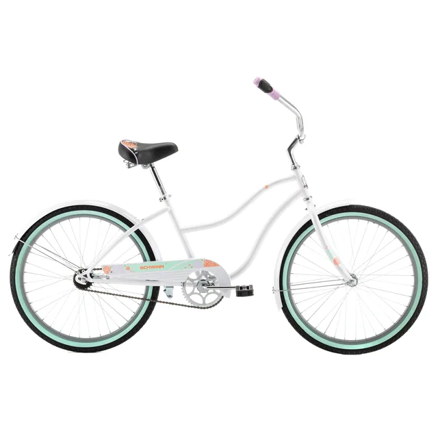 Cruiser Bike 24 inch white 24"