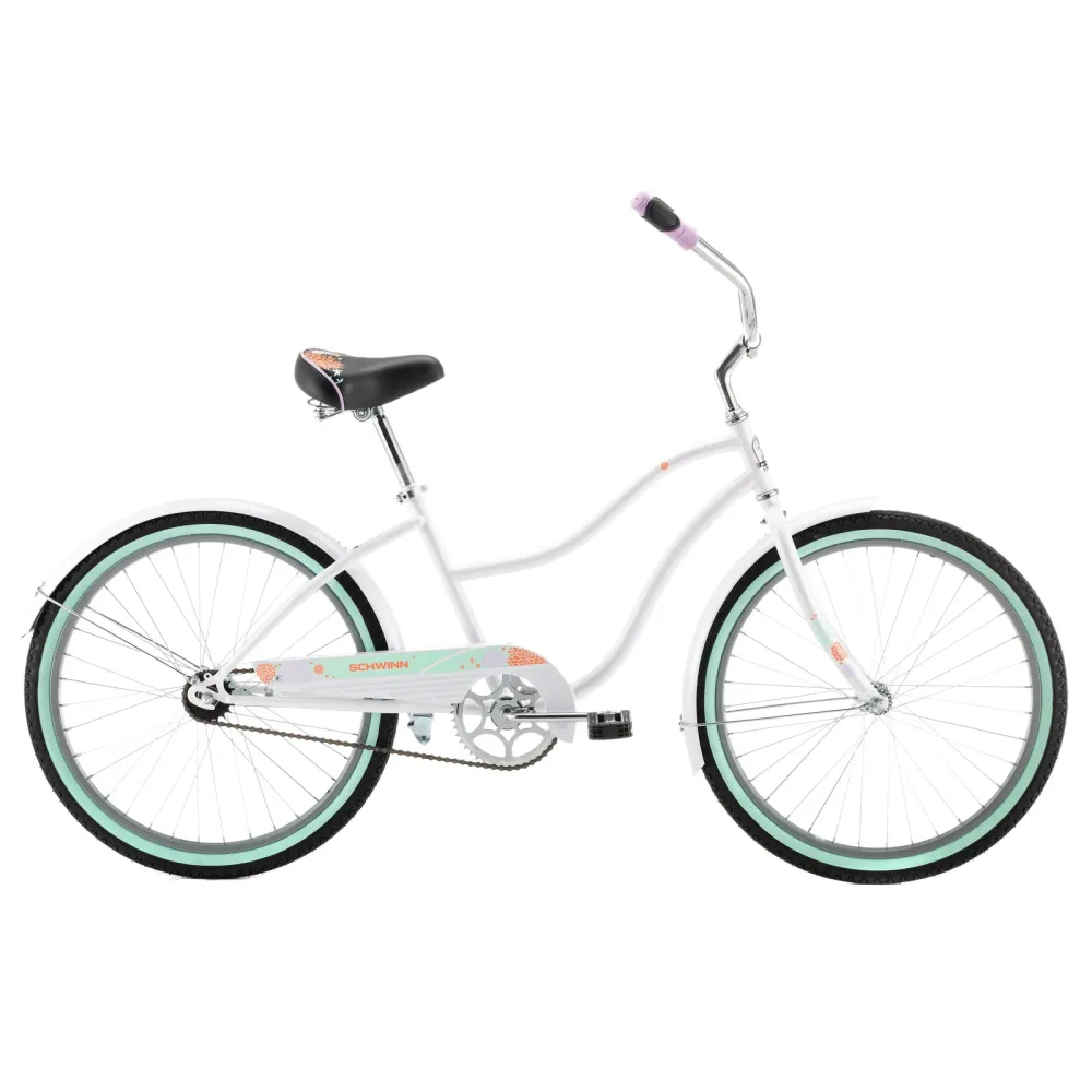 Cruiser Bike 24 inch white 24"