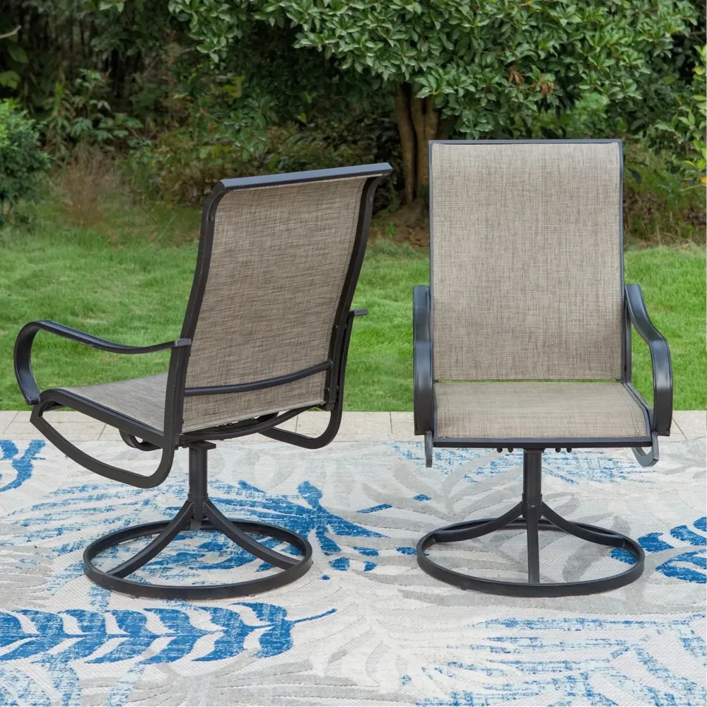 Patio Dining black brown gray