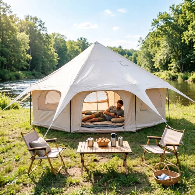 Bell Tent 14.8ft 9.2ft 9.18ft