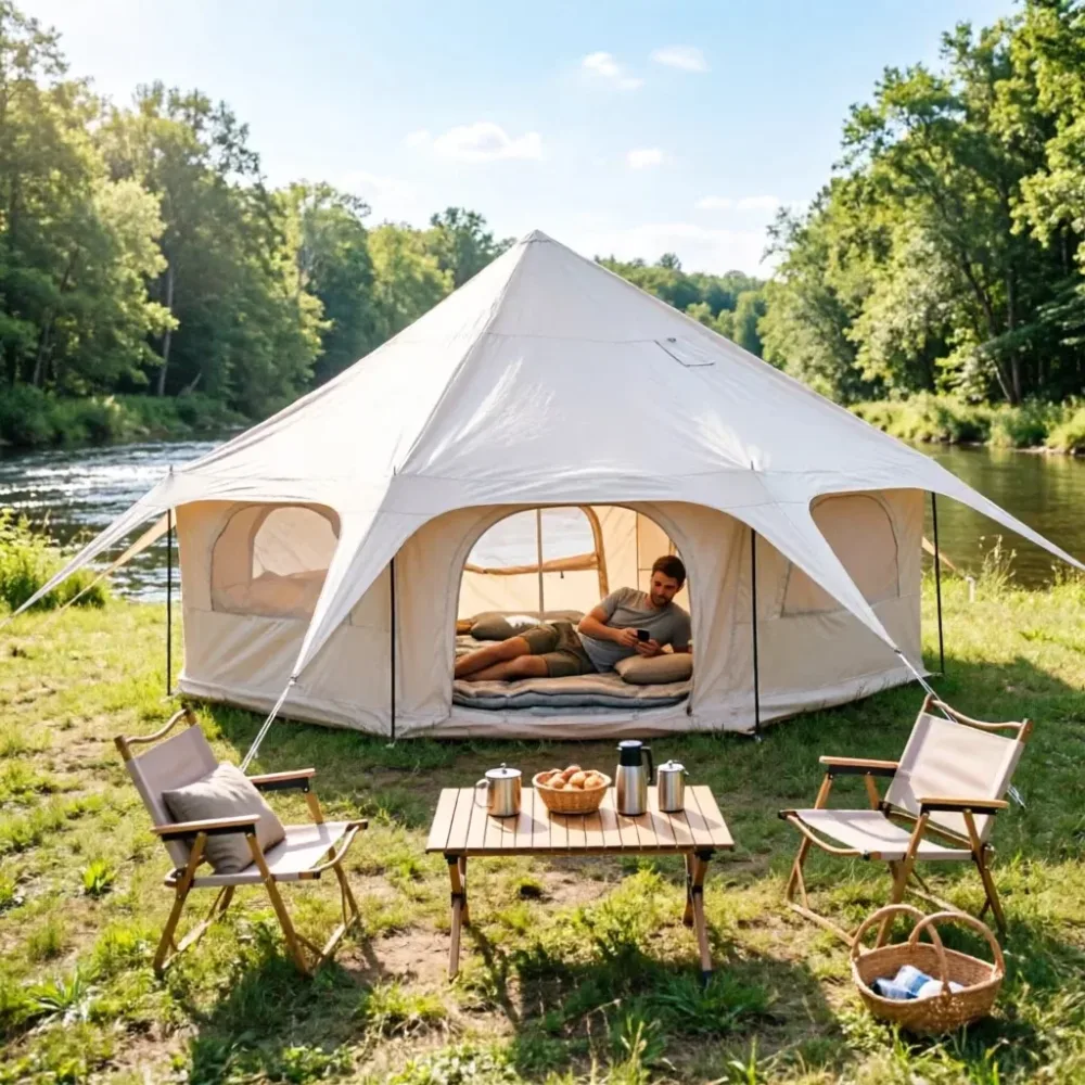 Bell Tent 14.8ft 9.2ft 9.18ft