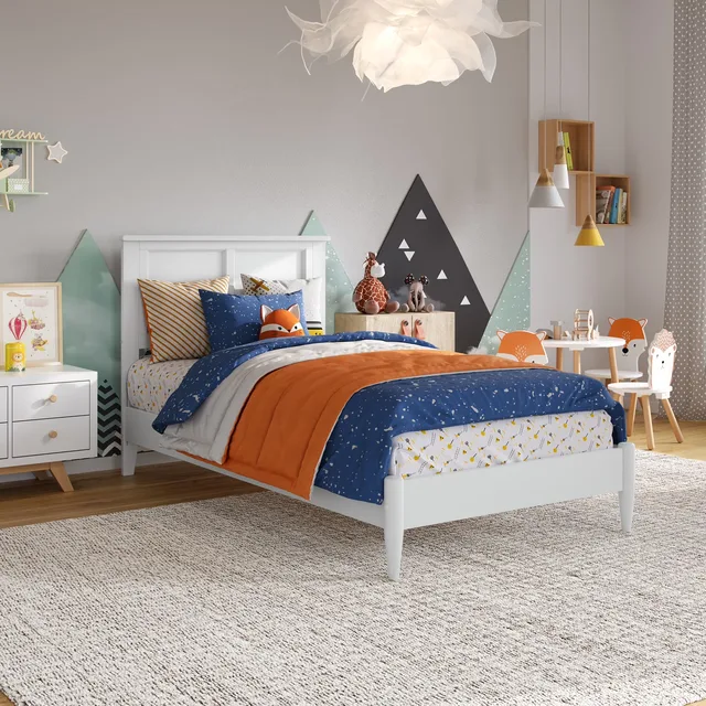 Platform Bed white 8-12 inches 800 lbs