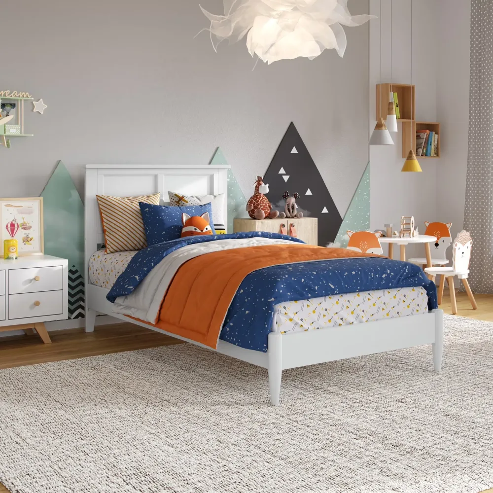 Platform Bed white 8-12 inches 800 lbs