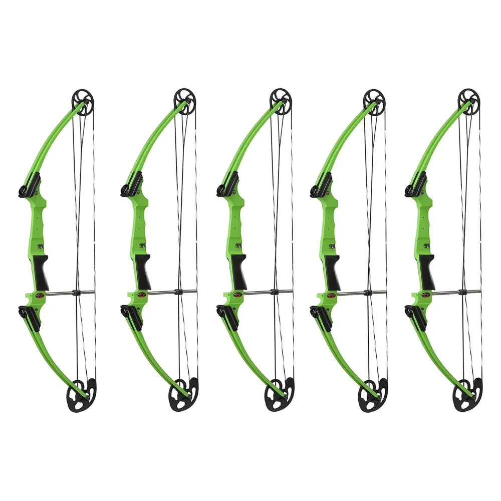 Bow 5 pack adjustable green