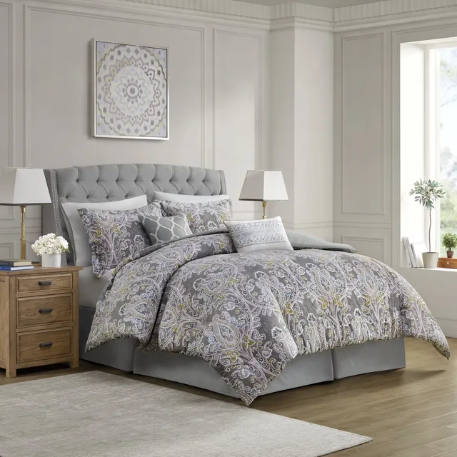 Bedding grey 110" 96"