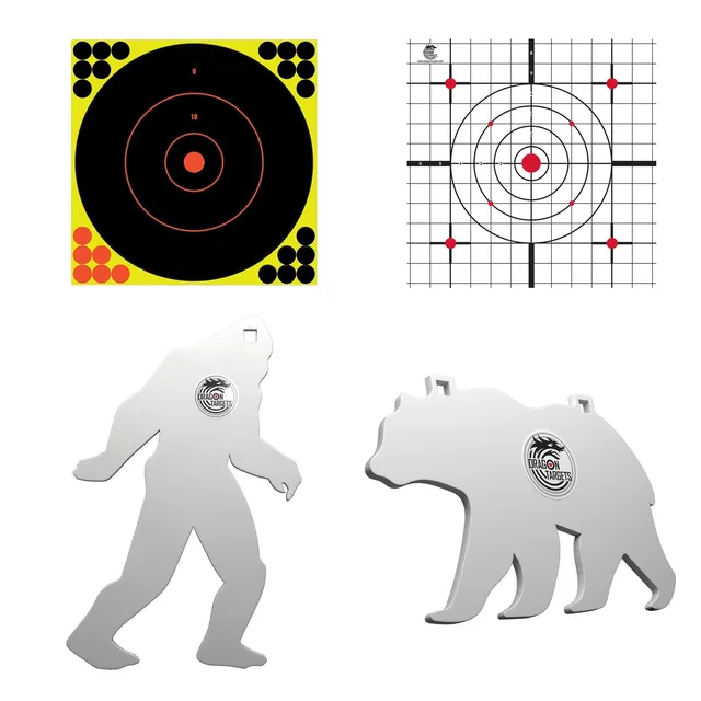 Firearms & Accessories 12" 8" 10 pack