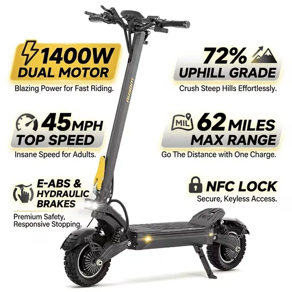 Dual Motor 60v 330 lbs 1400w