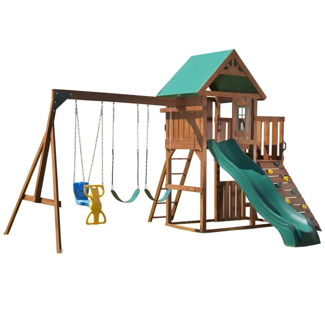 Wooden Backyard 195" 150" 123"