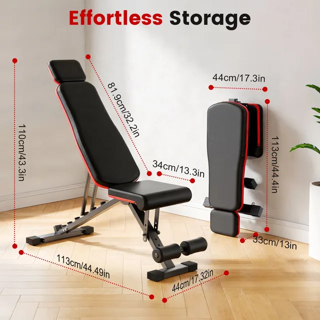 Gym Strength 1000 lbs foldable adjustable