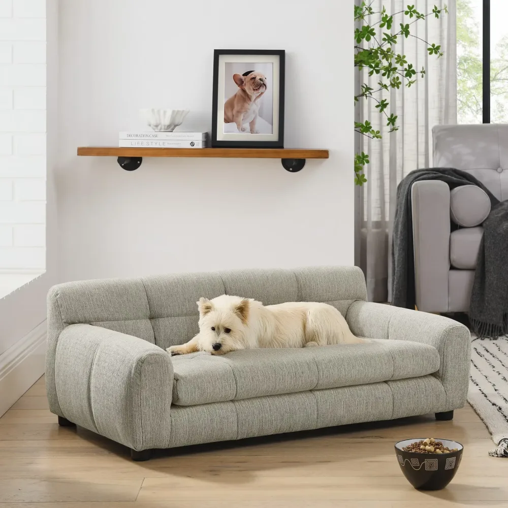Pet Sofa green beige 38"