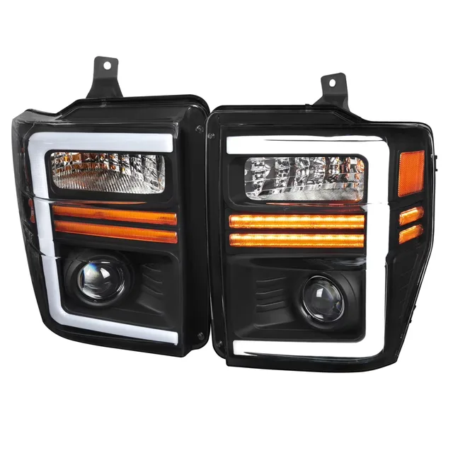 Projector Headlights led black 1 pair