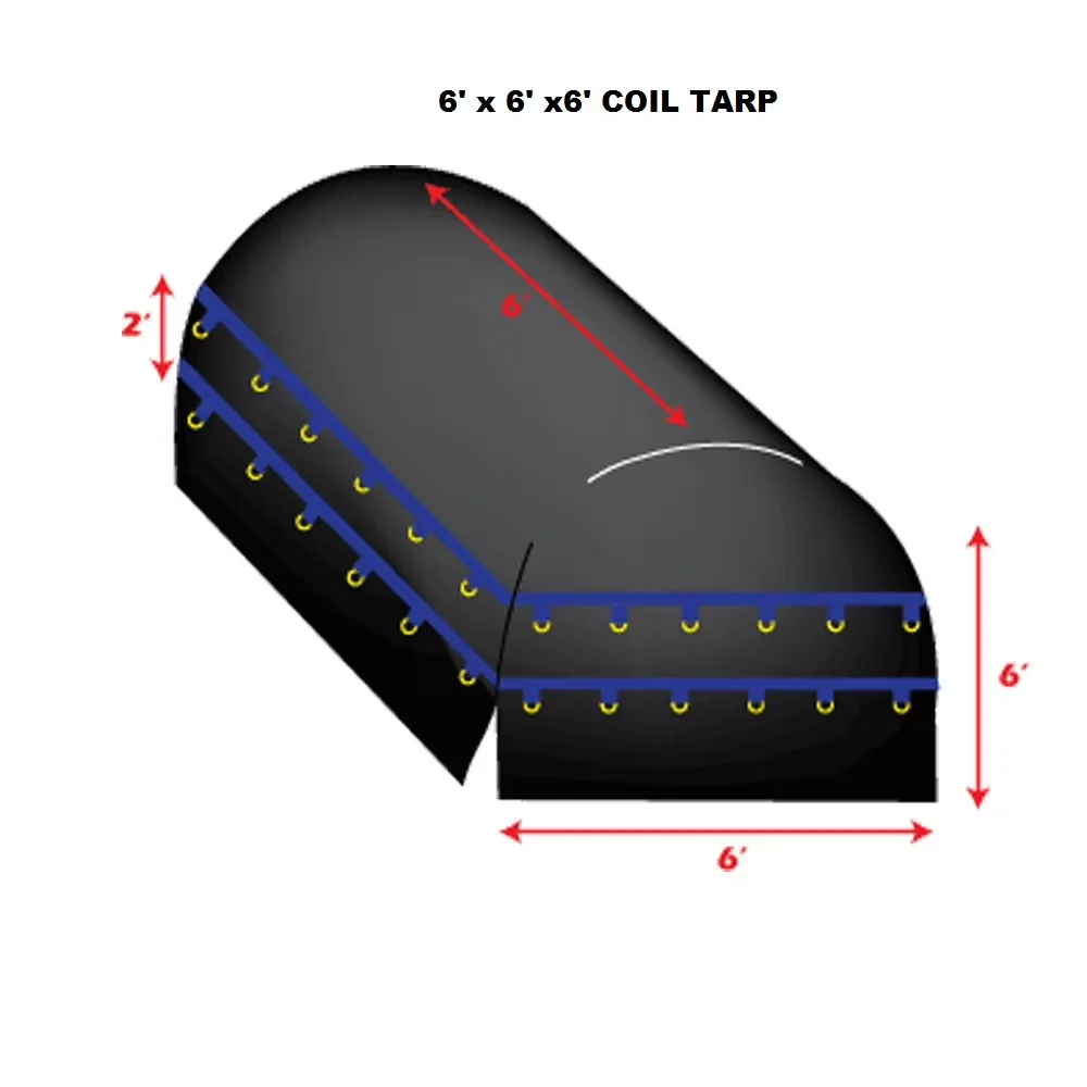 Truck Tarp 6' 15 oz 2 feet