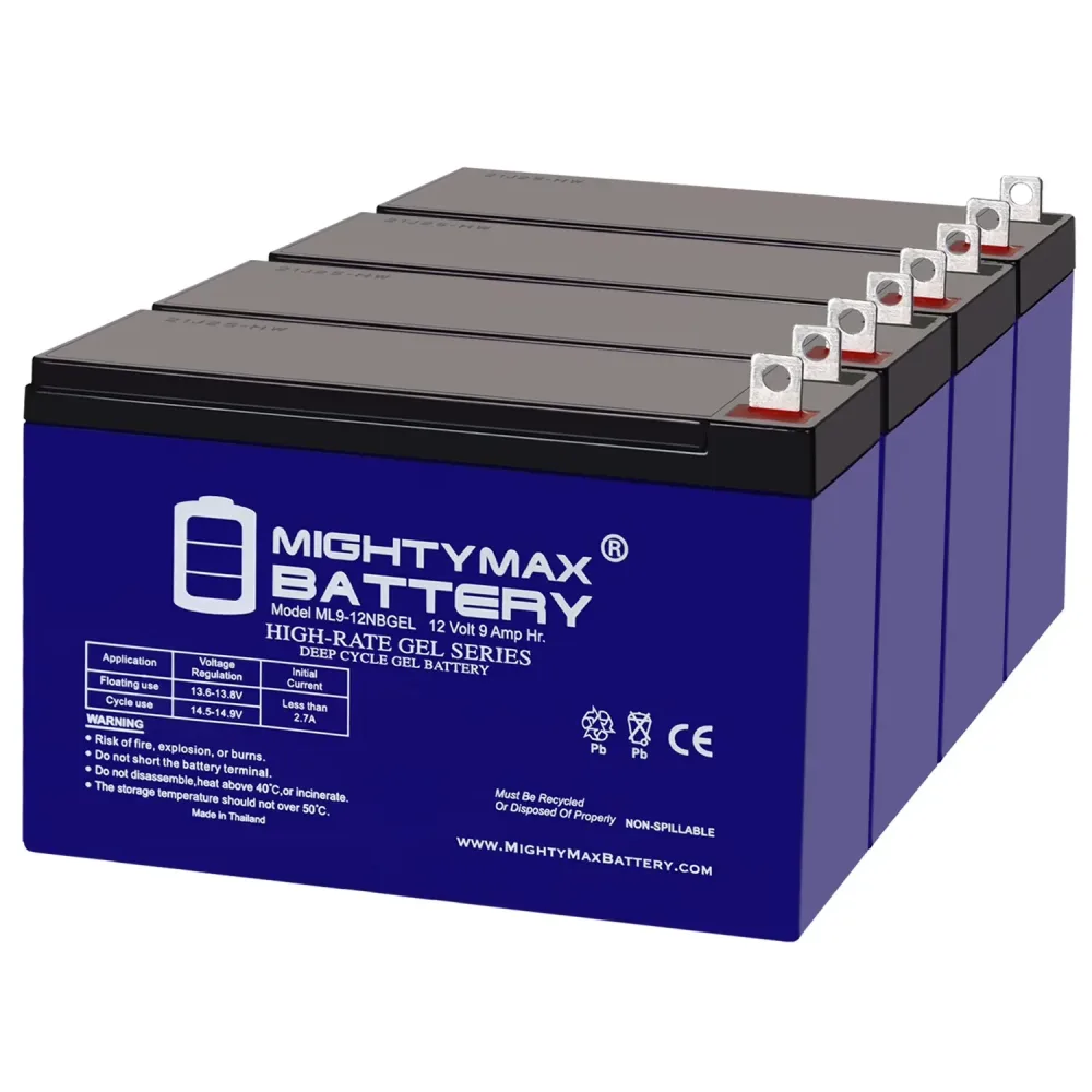 Battery 12v 4 pack 12 volt