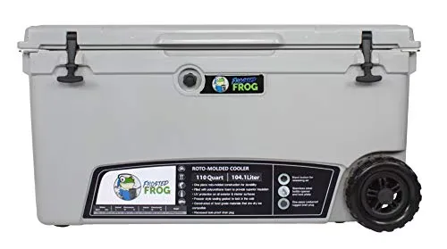 Insulated Cooler 110 quart gray