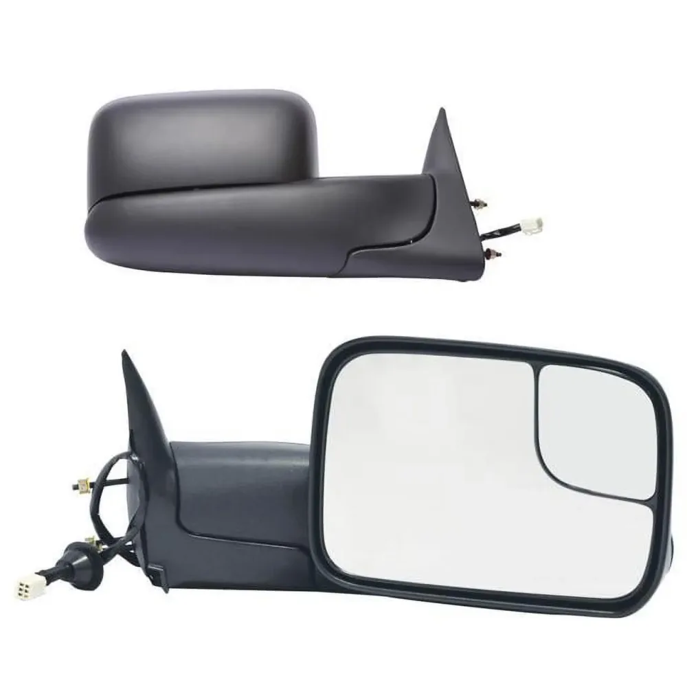 Towing Mirror black adjustable folding
