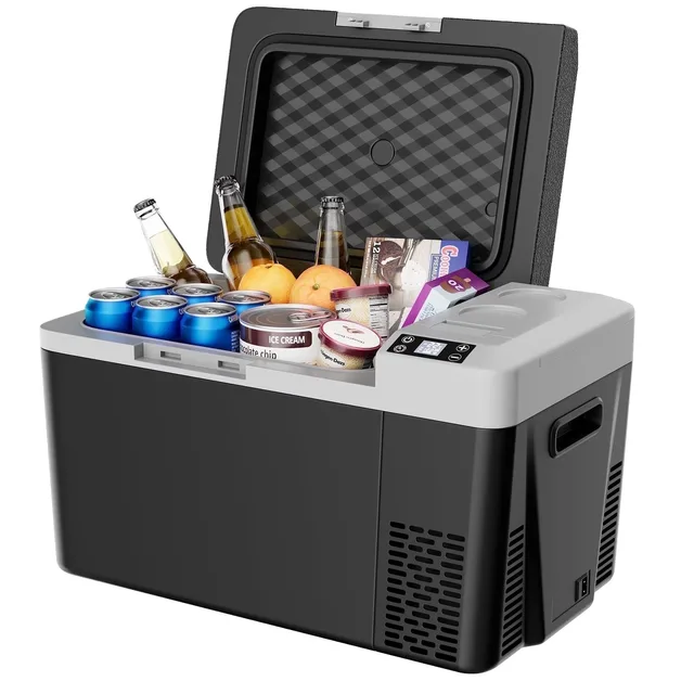Car Refrigerator 12 volt portable black