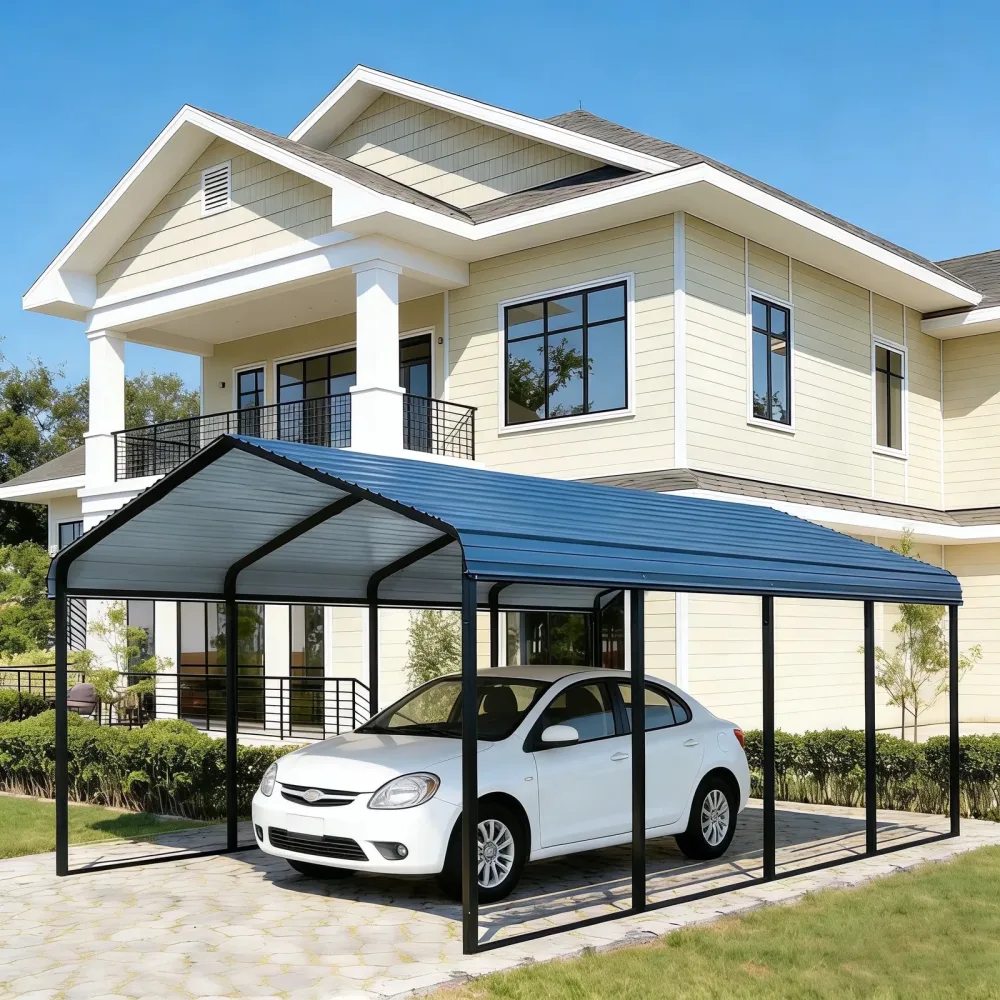 Steel Carport portable 8.66 ft 10ft