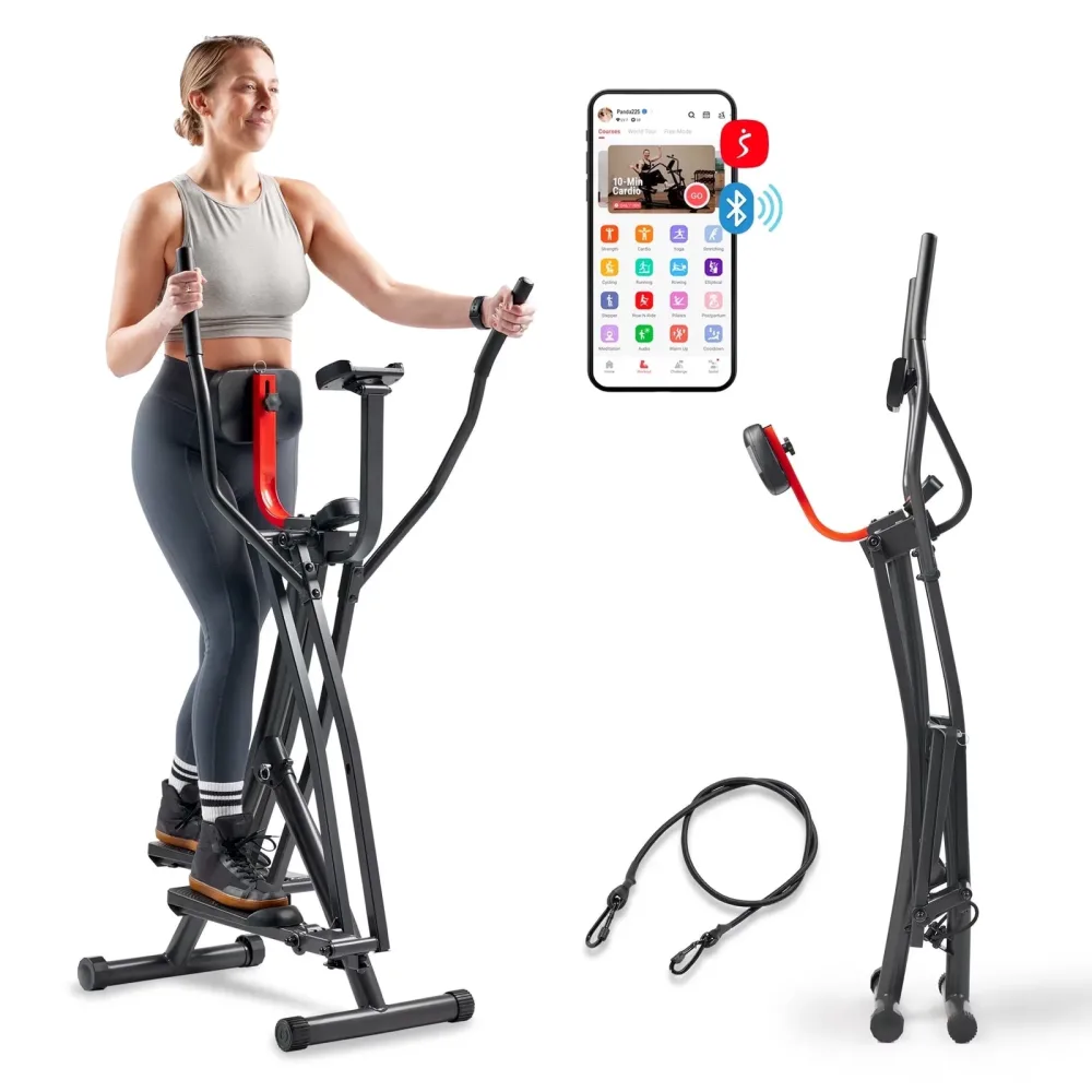 Elliptical Machine adjustable bluetooth led