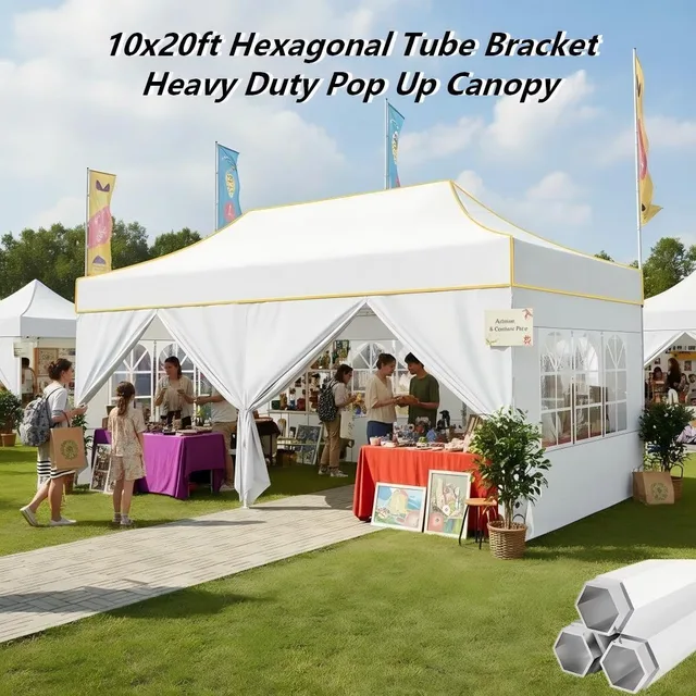 Canopy Tent waterproof white 0.7mm