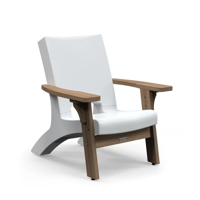 Chair white 350lbs gray