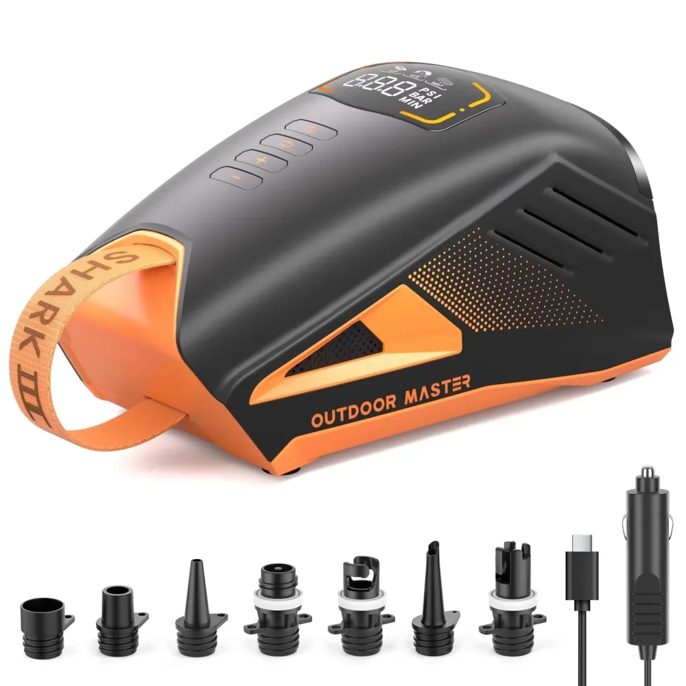 Pump 12v rechargeable black