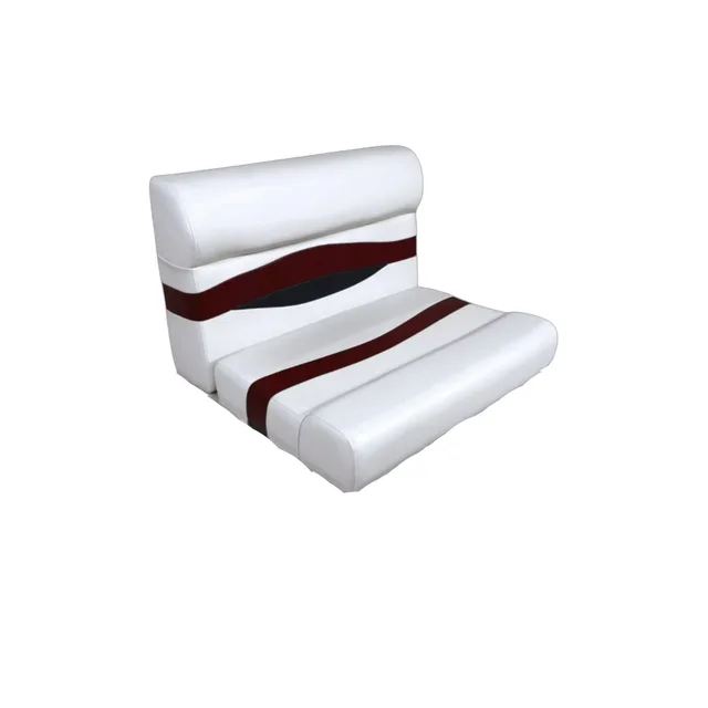 Bench Seat 28" white red