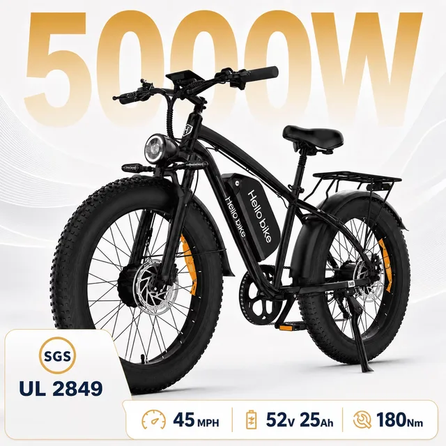 Electric Bike 52v 5000w 26"