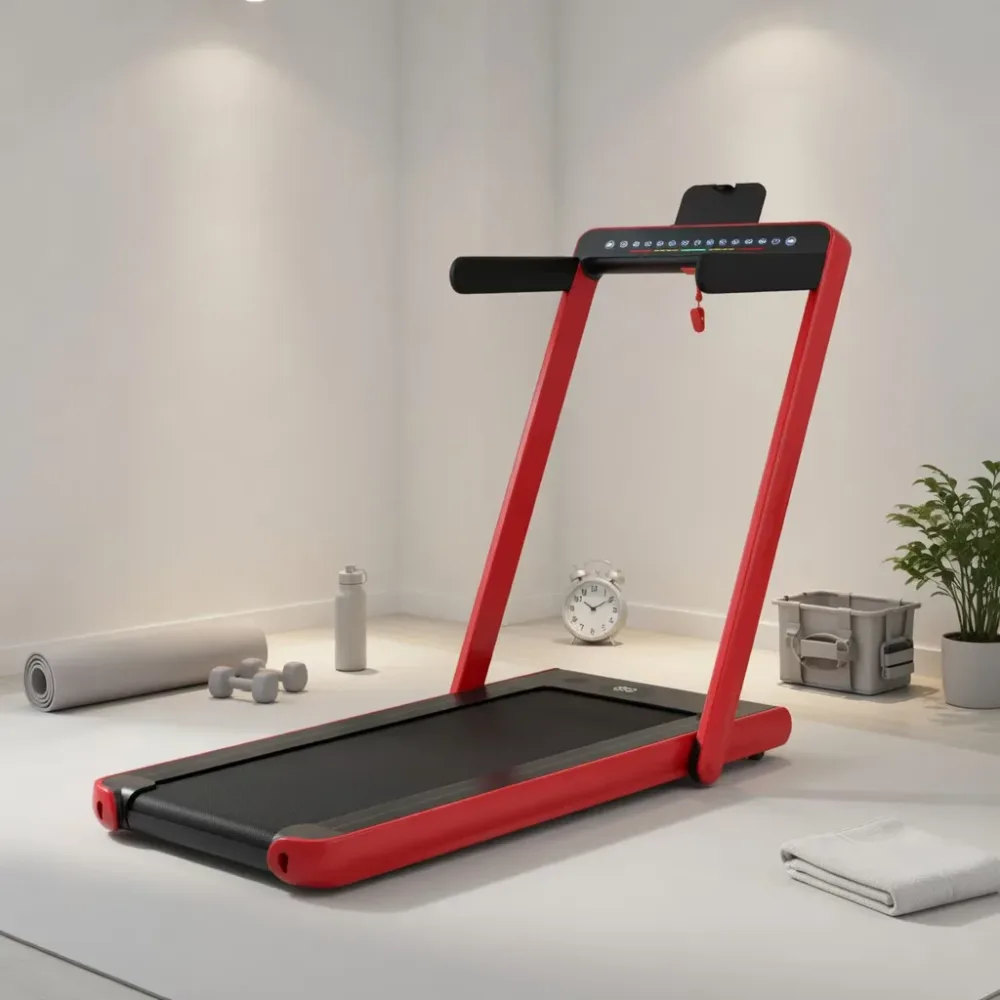 Folding Treadmill red 2.25hp