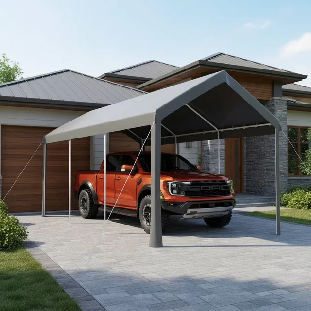 Carport Galvanized 10' windproof waterproof
