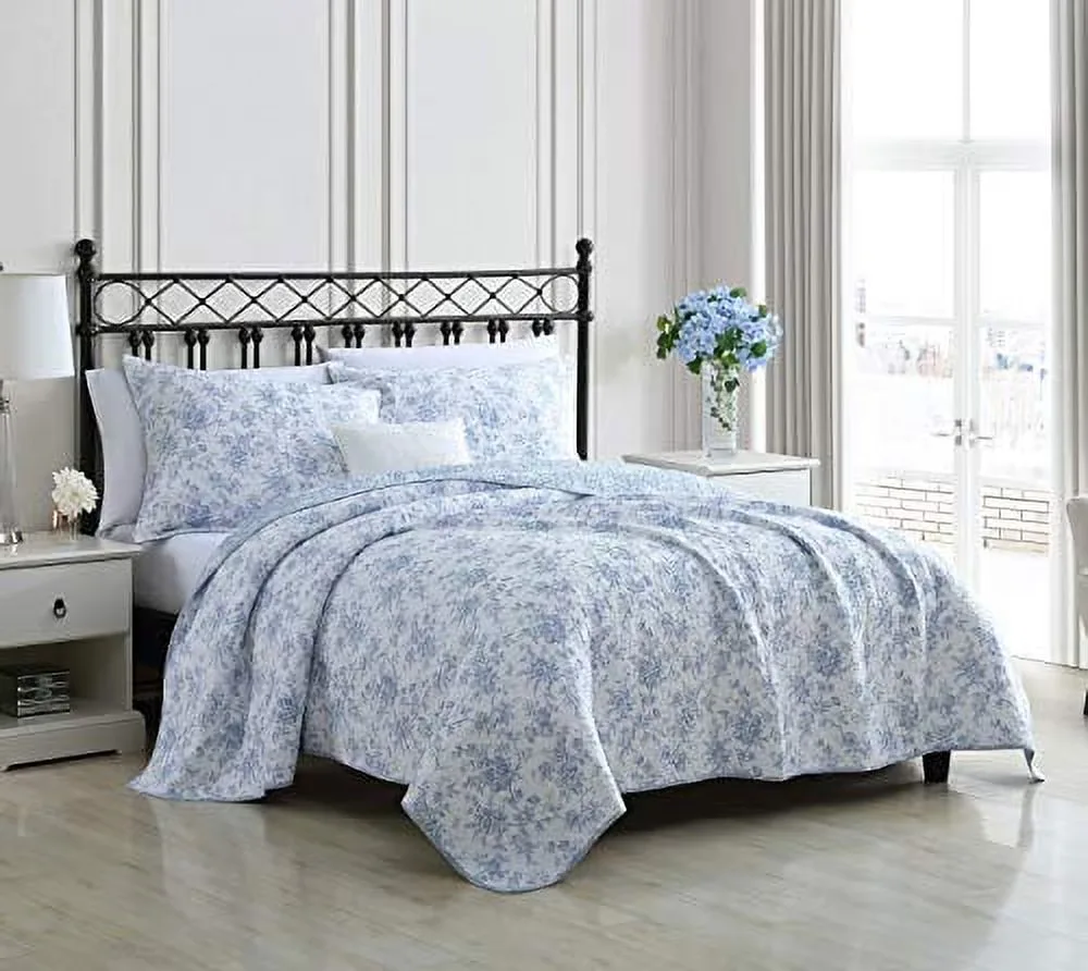 Bedding blue white