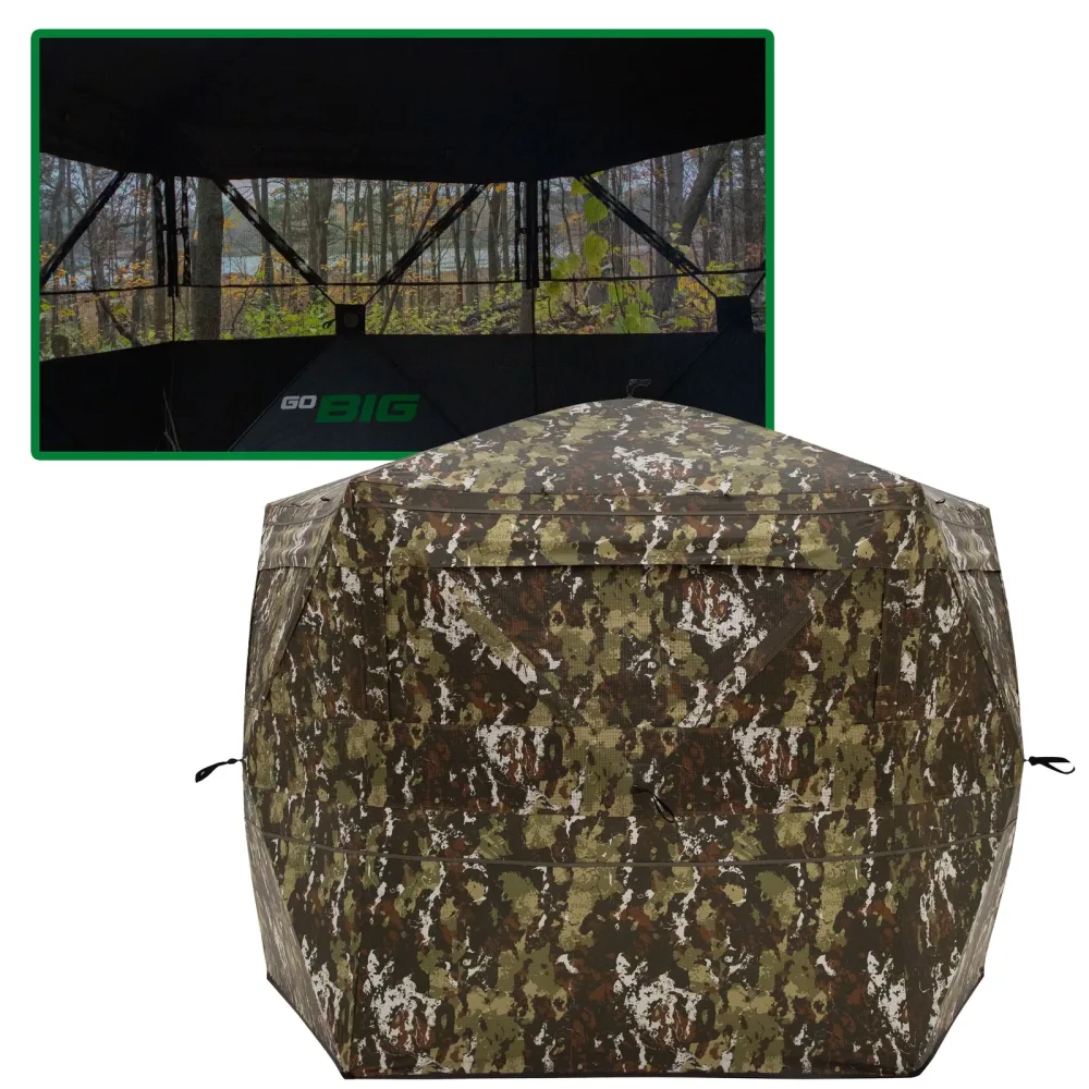 Ground Blind adjustable heavy-duty black