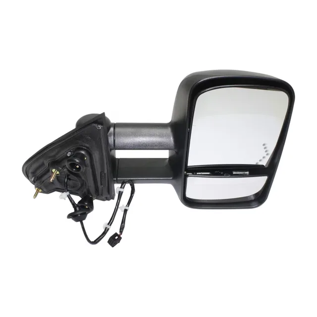Door Mirror led black folding