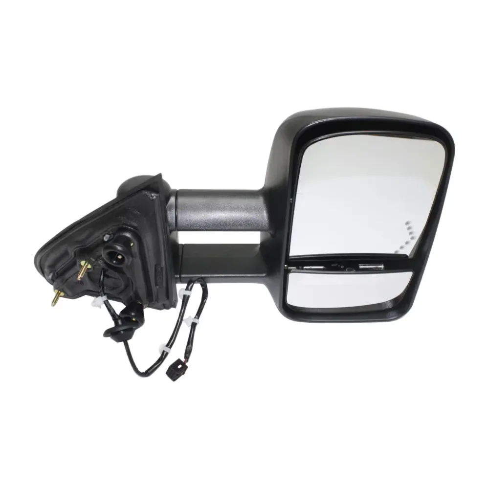 Door Mirror led black folding
