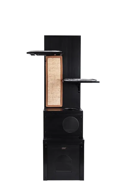 Furniture & Enrichment 40 lb black gray